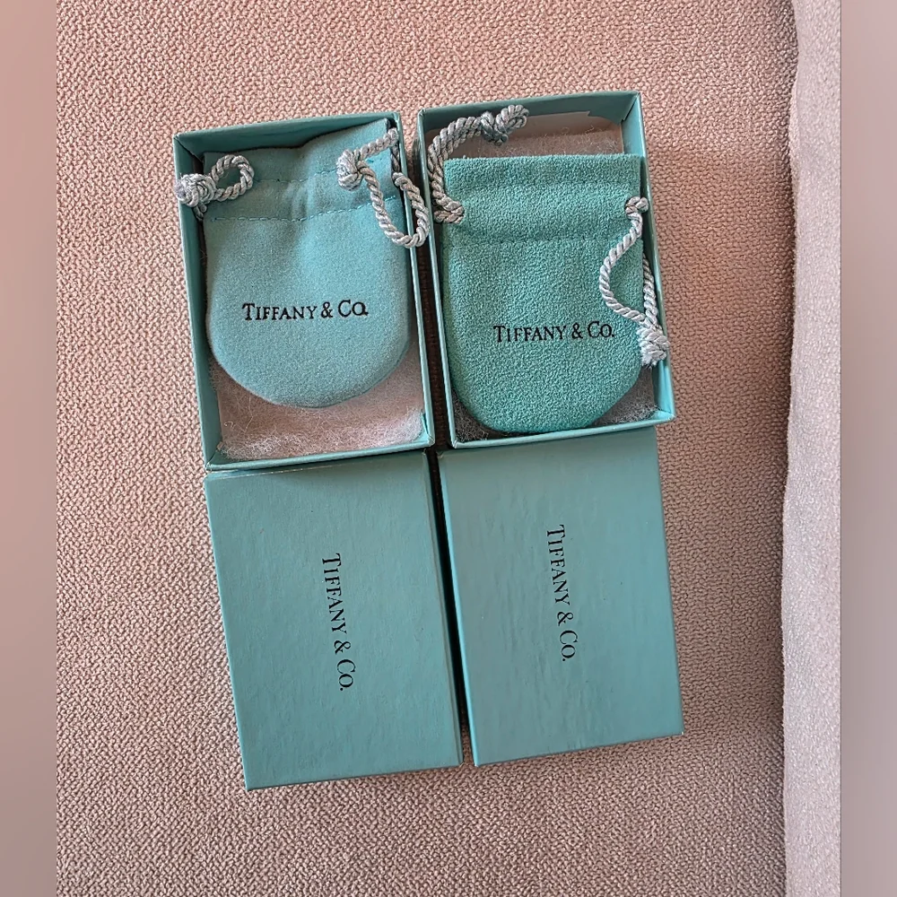 Tiffany & Co. Mini Box and Pouch Set Lot of 2